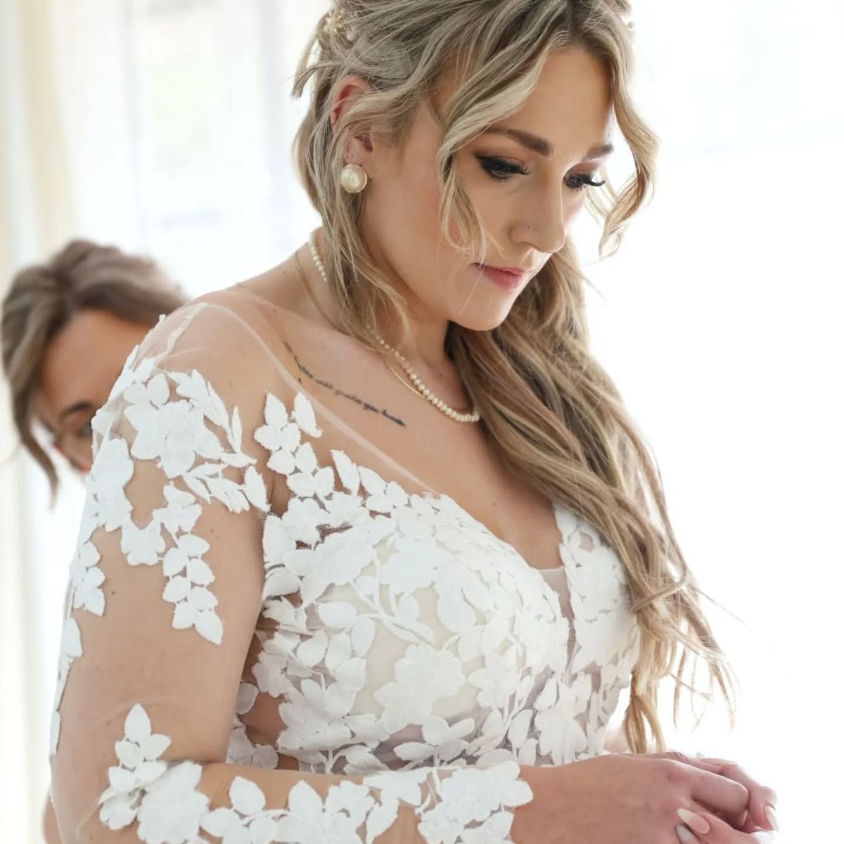 An image of an eye with a perfectly sharp and symmetrical black winged eyeliner.